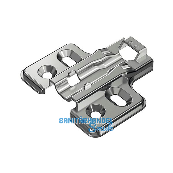 HETTICH Veosys Kreuzmontageplatte, Distanz 2mm, Edelstahl