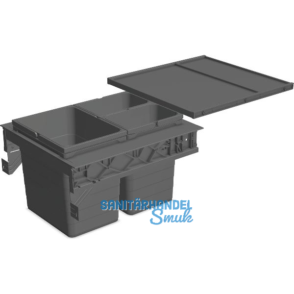 NINKA Abfalltrennsystem Set eins2sechs KB 500 mm dunkelgrau