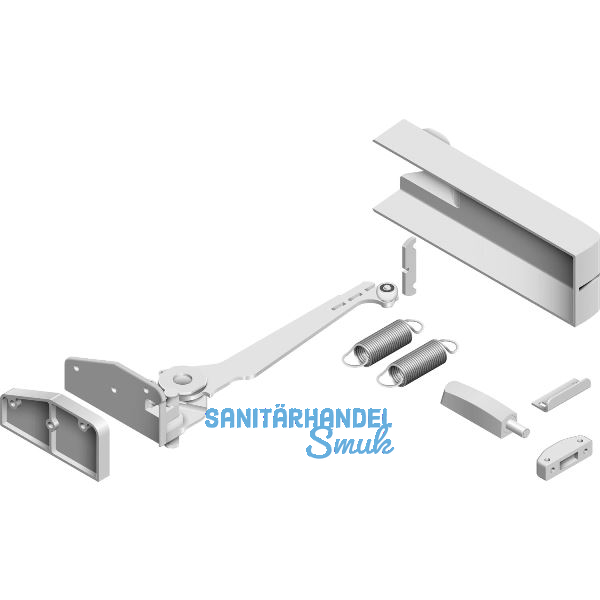 CINETTO PS23 Selbst�ffnungssatz links, Abdeckkappe grau