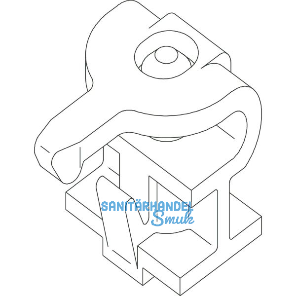 HAWA MULTIFOLD 30/W Haltepuffer oben