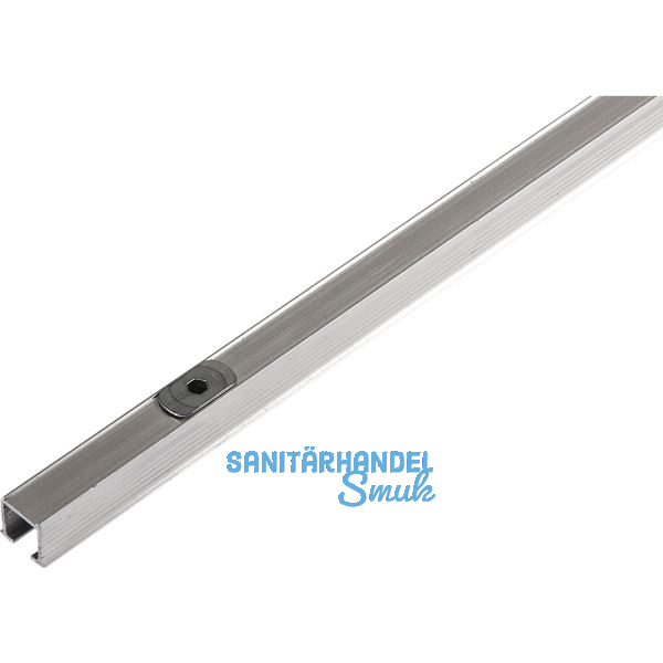 HAWA Clipo 16 H Einfach- Laufschiene mit Drehriegel, auf Ma�, Aluminium eloxiert