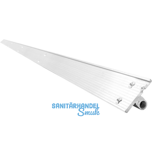O.M.M Ausrichtbeschlag ST712 links, Aluminium, L�nge 2500 mm, 400 mm k�rzbar