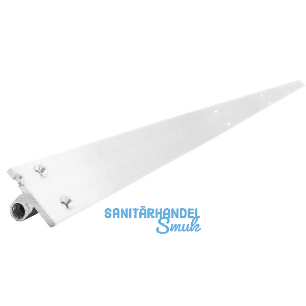 O.M.M Ausrichtbeschlag ST701 Aluminium, L�nge 2000 mm, 400 mm k�rzbar