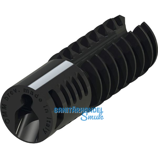 O.M.M Bodentr�ger - Geh�useteil f�r unsichtbare Anwendung GN452.12, KS schwarz