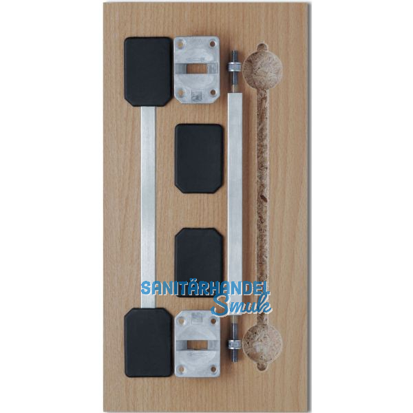 PLANO Top "Mega" Ausrichtbeschlag Alu blank, Fl�gelh�he 2375-2650 mm