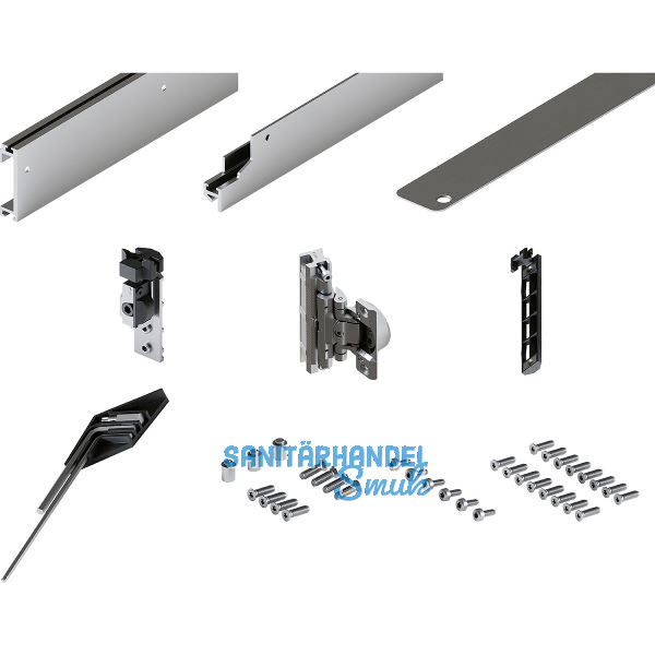 HAWA Concepta III 25 Grundgarnitur links, T�rh�he 1200 - 2200 mm