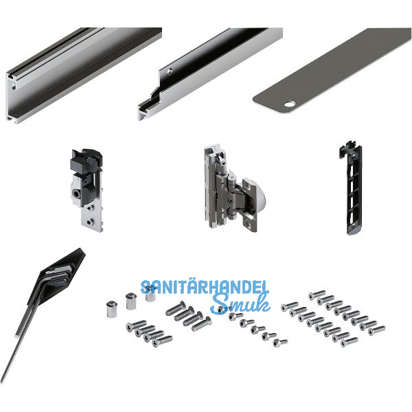 HAWA Concepta III 25 Grundgarnitur rechts, T�rh�he 1200 - 2200 mm