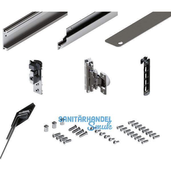 HAWA Concepta III 35 Grundgarnitur rechts, T�rh�he 1900 - 2700 mm