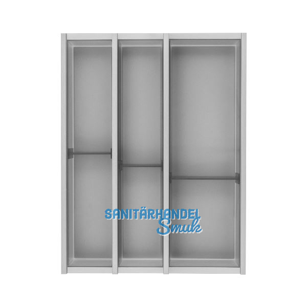 NINKA Schubkasteneinsatz-Set Cuisio KB 450 mm MERIVOBOX Kunststoff Graphit