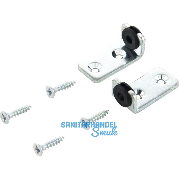 HAWA Clipo T�rmitnehmer f�r 2 T�ren, Stahl verzinkt