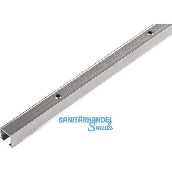 HAWA Clipo 16 H Einfach- Laufschiene gelocht, 2500 mm, Aluminium eloxiert