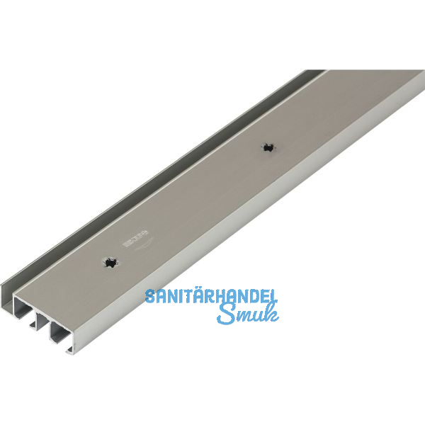 HAWA Clipo 16 H DoppeL - Laufschiene gelocht, 2500 mm, Aluminium eloxiert