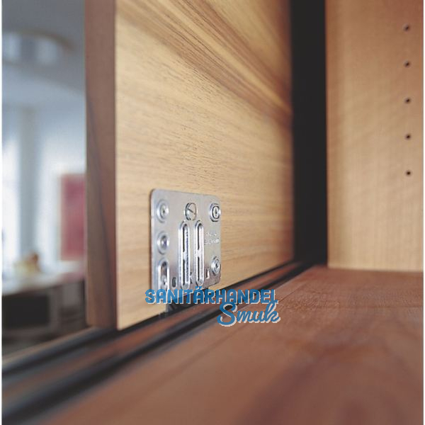 HAWA Miniroll 15 Beschl�gegarnitur Laufwerk mit Gleitlager, 2 t�rig