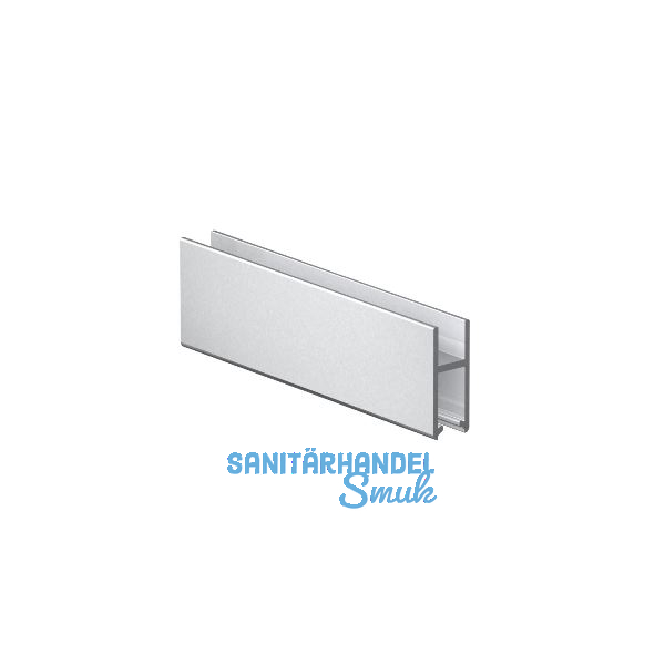 VITRIS Laufschuh bis 8 mm Glasst�rke auf Ma�, Aluminium natur eloxiert