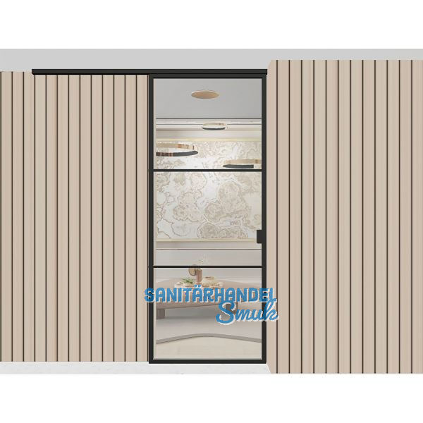 ARLU DIVINA� Schiebet�r 2600 x 1000 mm, schwarz