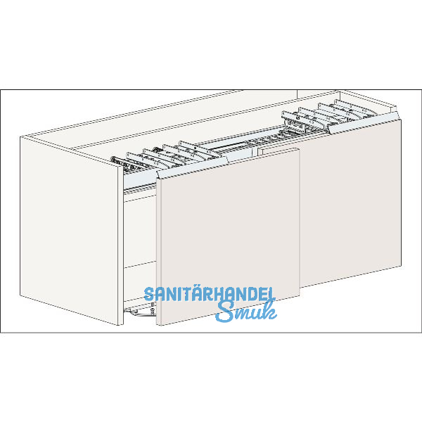 HAWA Frontino 20 H FS Schiebet�rbeschlag; Typ S2, 2 t�rig; KAM 1400-1599