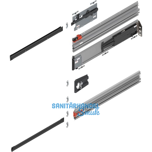 BLUM REVEGO uno Pocketschienen-Set 450 mm, rechts