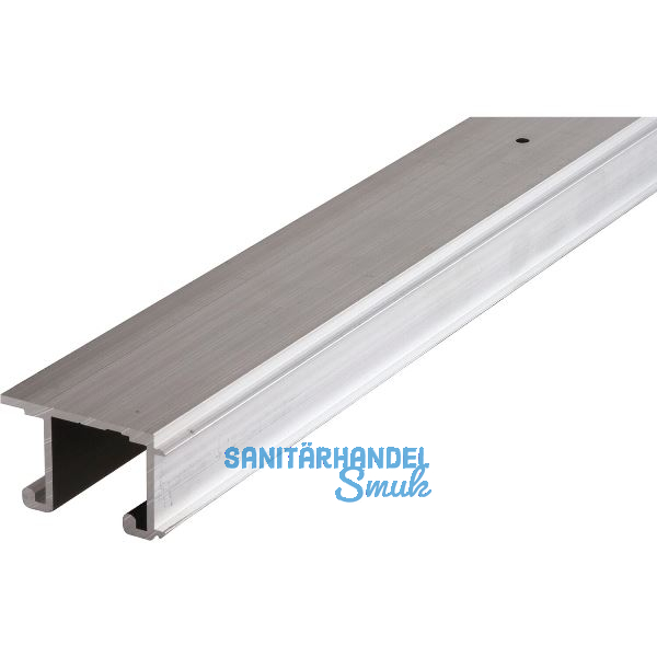 HAWA Combino 20/35 H Doppel- Laufschiene gelocht, auf Ma�, Aluminium eloxiert