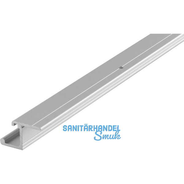 HAWA Regal A 25 H/GR Einfachlaufschiene gelocht auf Ma�, Aluminium eloxiert