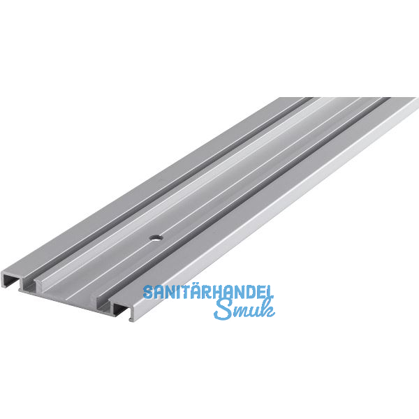 HAWA DIVIDO 80 Doppellaufschiene zum Aufschrauben 6000 mm auf Ma�, Alu eloxiert