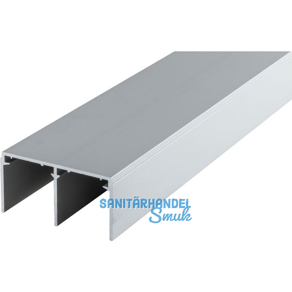 HAWA DIVIDO 80 Doppelf�hrungsschiene, 6000 mm auf Ma�, Aluminium eloxiert