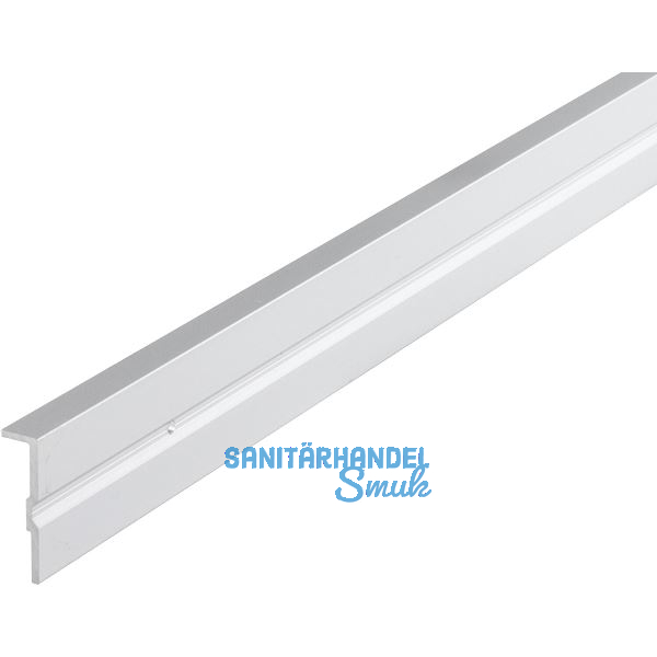 HAWA Clipo 36 Festglashalteprofil zum Aufschrauben gelocht, auf Ma�,Alu eloxiert