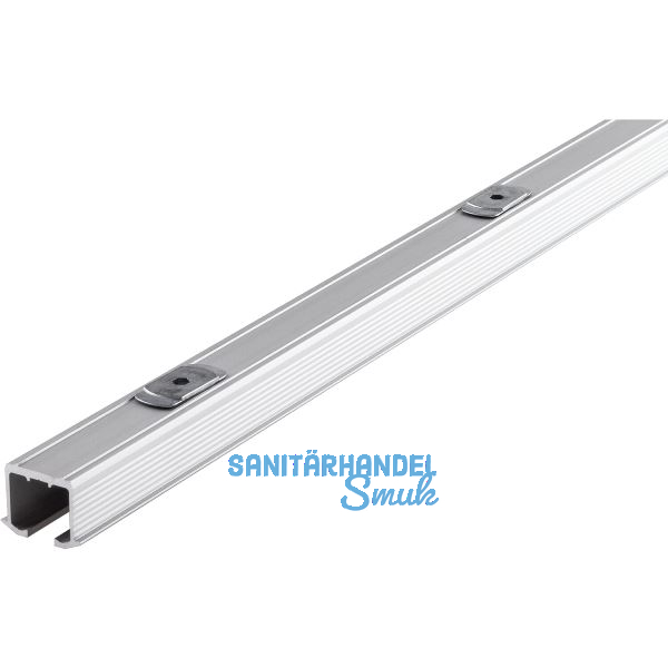 HAWA Clipo 26/36 Laufschiene mit Drehriegel, auf Ma�, Aluminium eloxiert