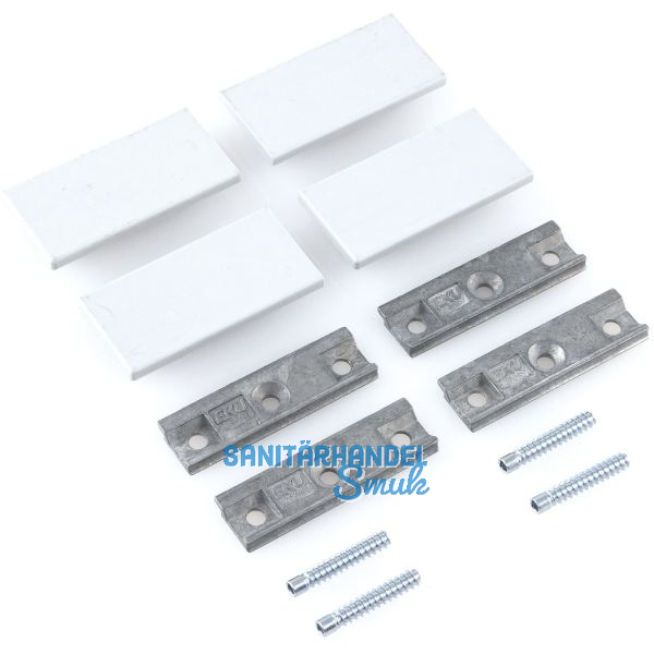 HAWA Regal C Abdeckkappen Set zu DoppeL - Laufschiene, Kunststoff grau