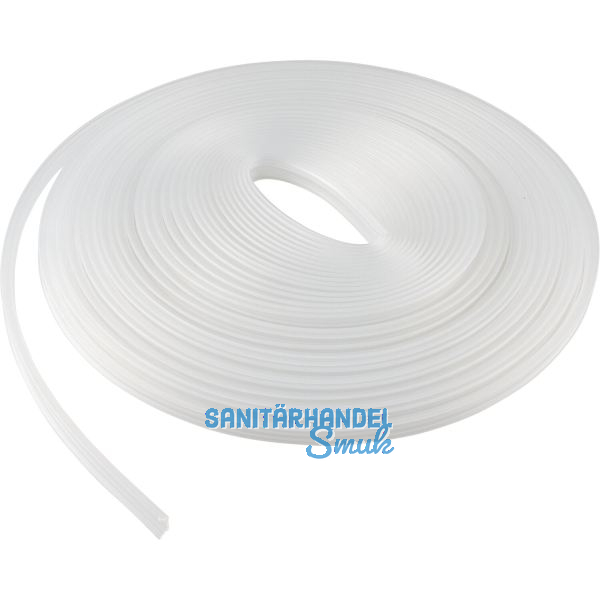 HAWA DIVIDO Glashalteprofil zu Rahmenprofil horizontal, Kunststoff transparent