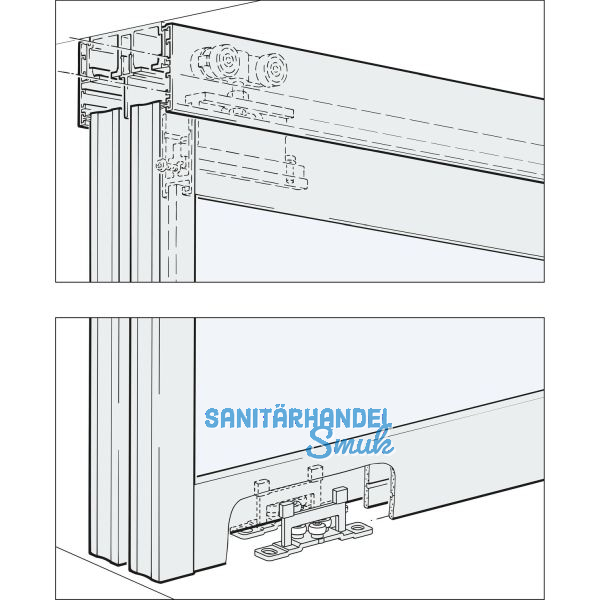 HAWA DIVIDO 100 GR Beschl�gegarnitur 1200 x 2750 mm