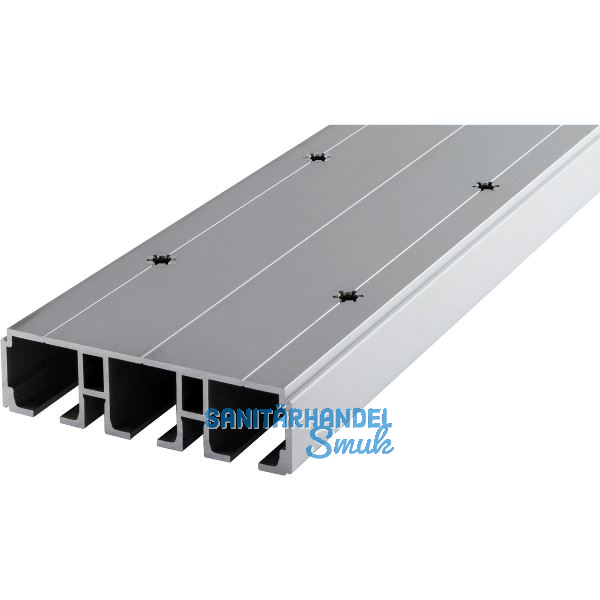 HAWA DIVIDO 100 Dreifachlaufschiene 6000 mm , eloxiert