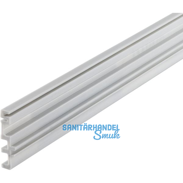 HAWA DIVIDO 100 Distanzschiene zu Combi-Laufschiene 2000 mm, Kunststoff grau