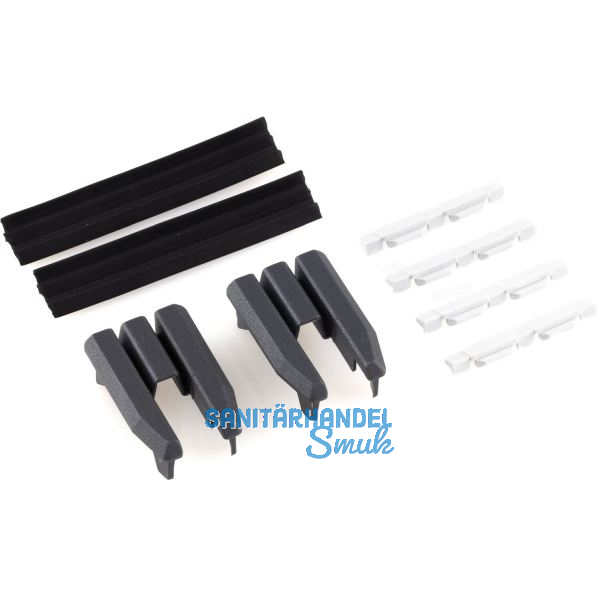 HAWA Clipo 36 G IS Endkappen Set, Kunststoff anthrazit