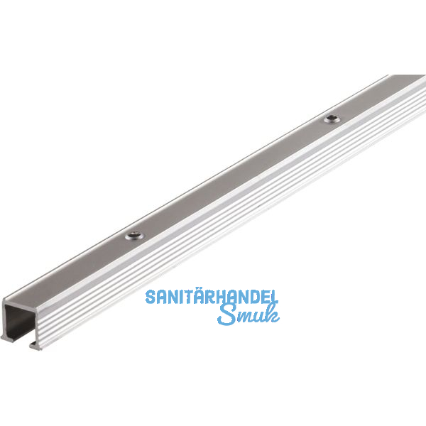 HAWA Clipo Einfach- Laufschiene gelocht, 2500 mm, Aluminium eloxiert