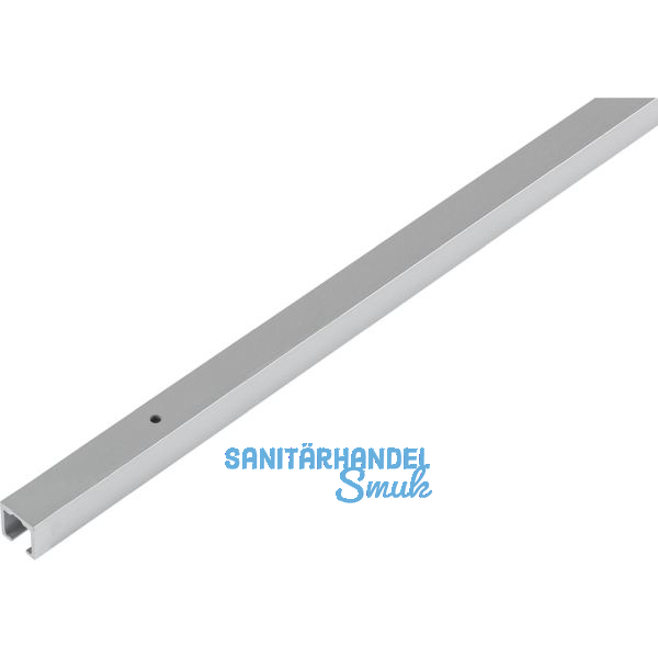 HAWA Clipo Einfach- Laufschiene zum Aufschrauben gelocht, 2500 mm, Alu eloxiert