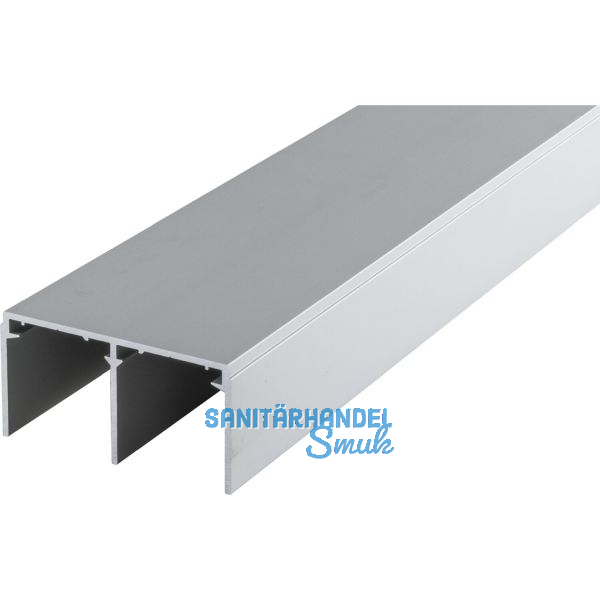 HAWA DIVIDO 80 Doppelf�hrungsschiene 2500 mm, Aluminium eloxiert