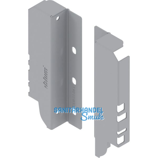 BLUM TANDEMBOX antaro R�ckwandhalter H�he B, grau RAL 9006