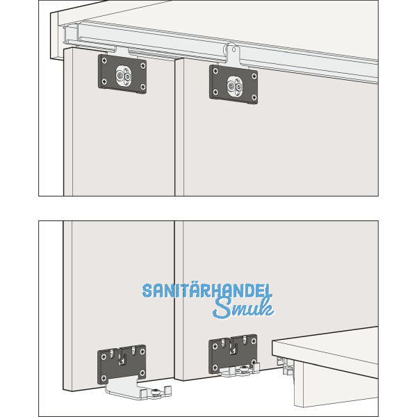 HAWA Combino 20 H MS - Beschl�gegarnitur 1200 x 2200 x 19, 2 t�rig