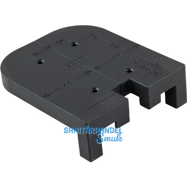 HAWA Combino Bohrlehre, Kunststoff anthrazit