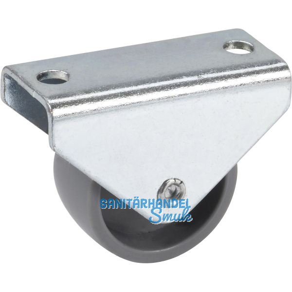 D�RNER + HELMER Bockrolle Kunststoff-Rad 30 mm 45 kg Platte