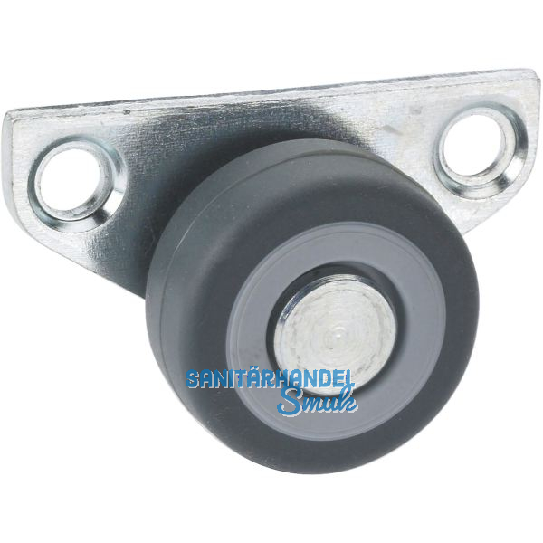 D�RNER + HELMER Bockrolle TPE-Lauffl�che 30 mm 40 kg Platte seitlich