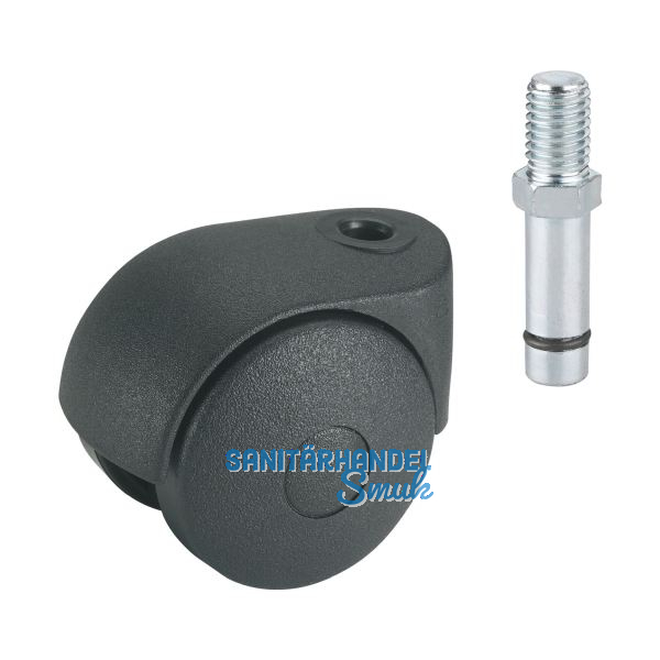 D�RNER + HELMER Doppel-Lenkrolle One 40 mm 20 kg Gewindestift