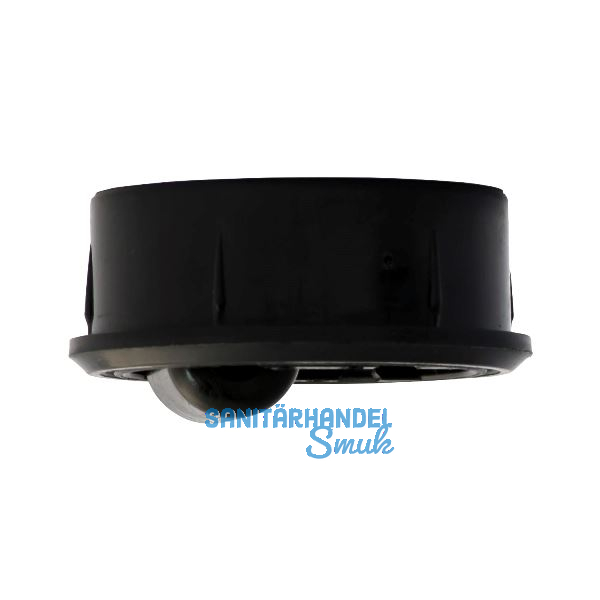 D�RNER + HELMER Rolleinsatz Einzelrolle Lauffl�che hart Kunststoff schwarz