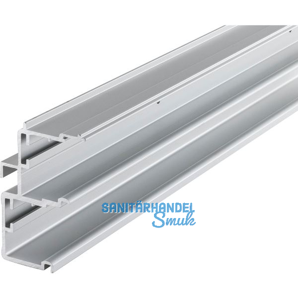 HAWA Combino 65 H FS/80 H FS Doppellaufschiene untenlaufend 4000 mm, Alu elox.