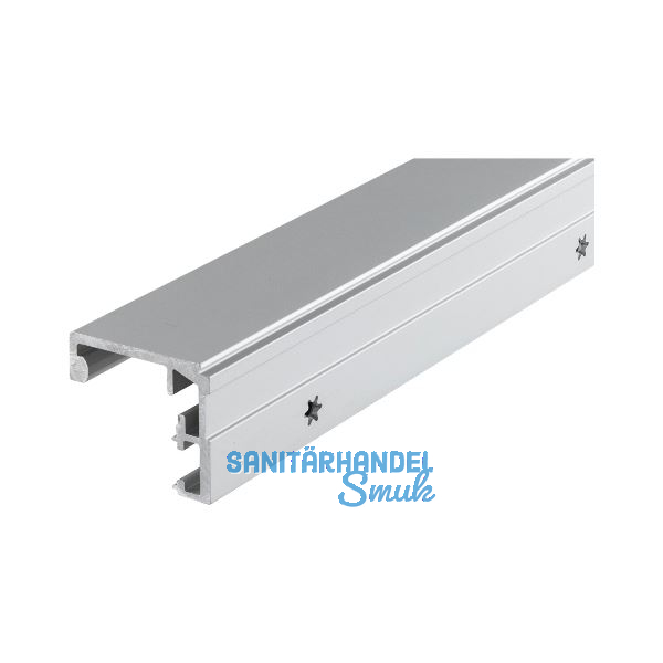 HAWA Combino 65 H IS Einfachlaufschiene, 2500 mm, Aluminium eloxiert