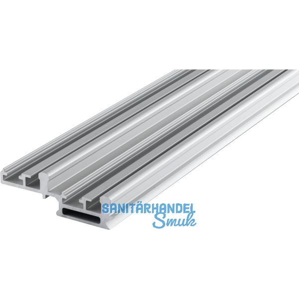 HAWA Combino 65 H FS / 80 H FS Doppellaufschiene obenlaufend 2500 mm, Alu elox.