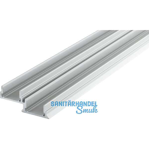 HAWA Combino 65 H FS/80 H FS Doppelf�hrungsschiene obenlaufend 2500 mm Alu elox.