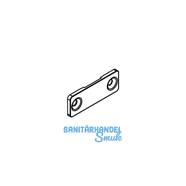 HAWA Bride zu Ausrichtbeschlag, Kunststoff schwarz