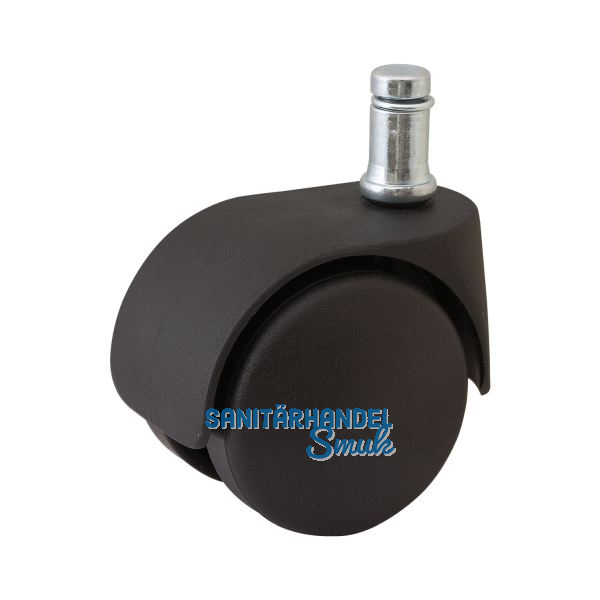 Doppel-Lenkrolle Office weich Kunststoff 50 mm 50 kg Bundstift