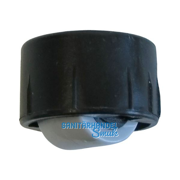 D�RNER + HELMER Rolleinsatz hart Kunststoff schwarz